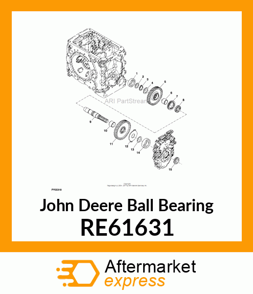 BALL BEARING, BALL BEARING RE61631