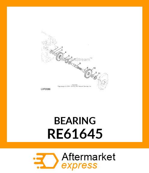 BALL BEARING RE61645