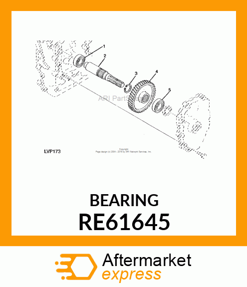 BALL BEARING RE61645