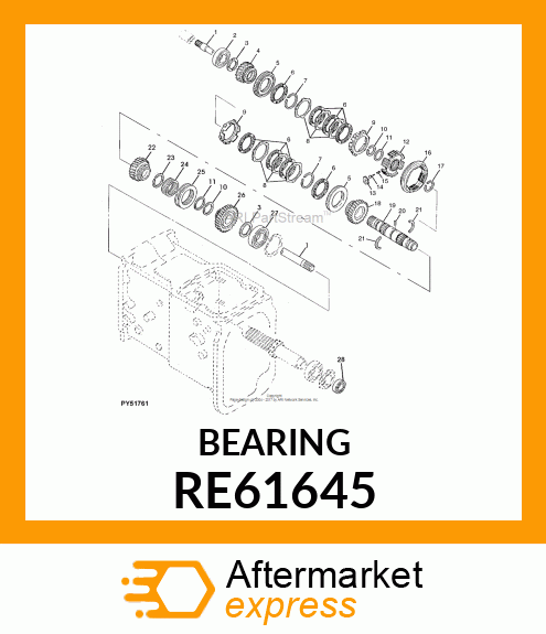 BALL BEARING RE61645