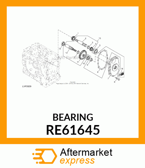 BALL BEARING RE61645