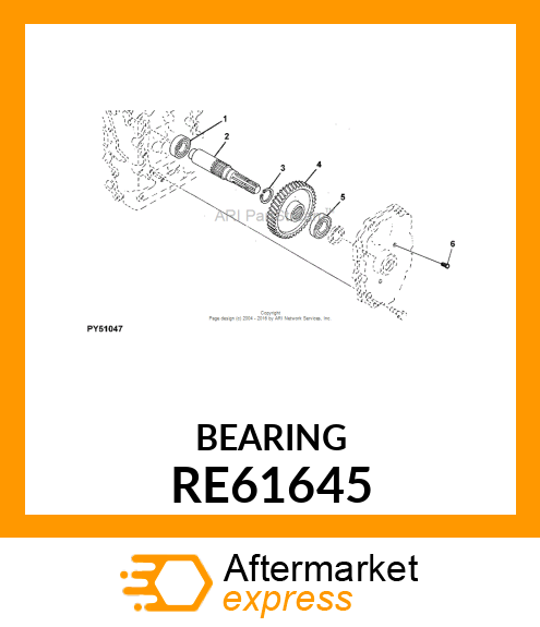 BALL BEARING RE61645