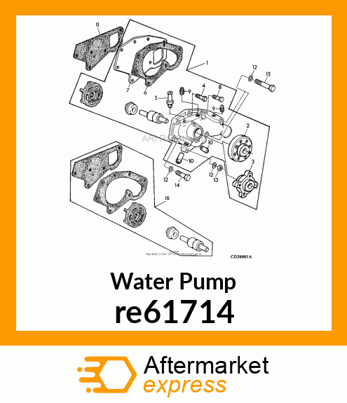 WATER PUMP re61714