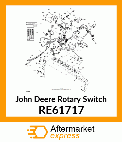 ROTARY SWITCH, (WITH BODY GROUND) RE61717