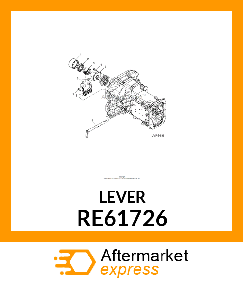 SHAFT, PTO RELEASE RE61726