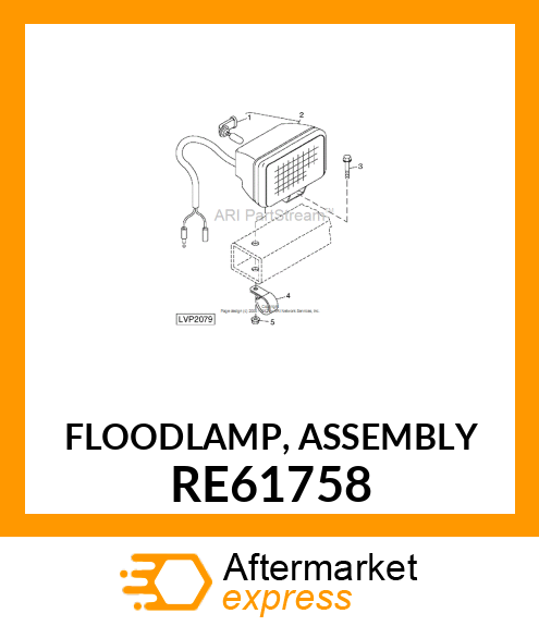 FLOODLAMP, ASSEMBLY RE61758