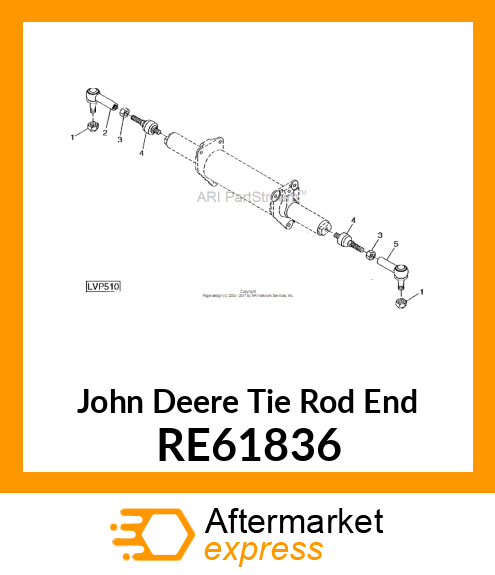 TIE ROD END, RH RE61836