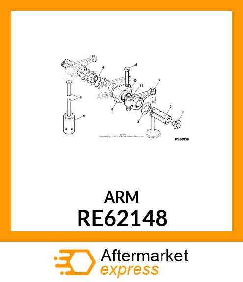 ROCKER ARM RE62148