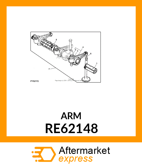 ROCKER ARM RE62148