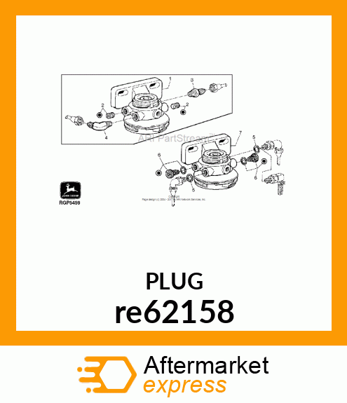 FITTING PLUG re62158