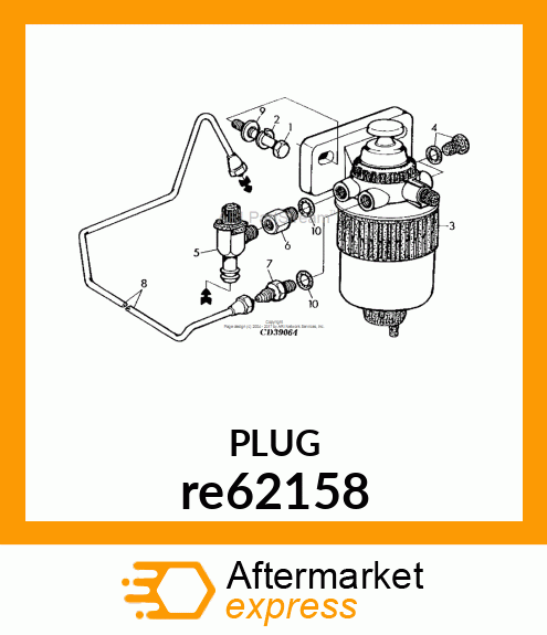 FITTING PLUG re62158