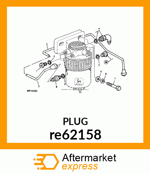 FITTING PLUG re62158