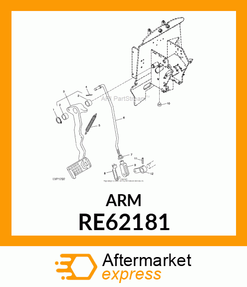 ARM, TRACTION CLUTCH, ASSEMBLY RE62181