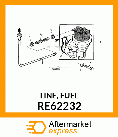 LINE, FUEL RE62232