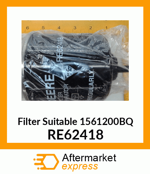 FUEL FILTER, W/DRAIN VALVE RE62418