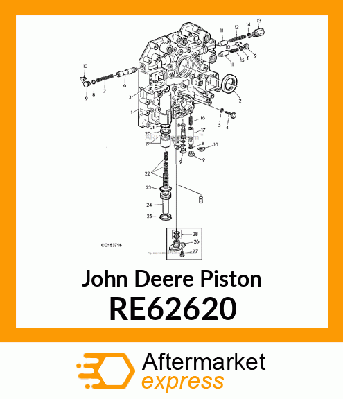 PISTON, ACCUM,FOR RE62620