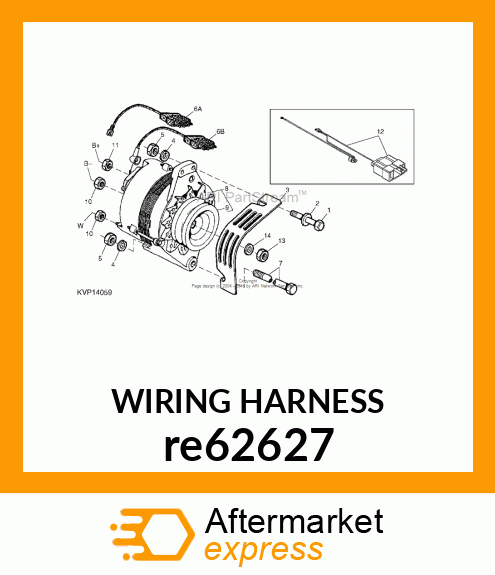 WIRING HARNESS re62627