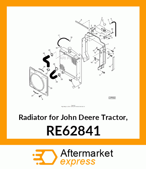 RADIATOR RE62841