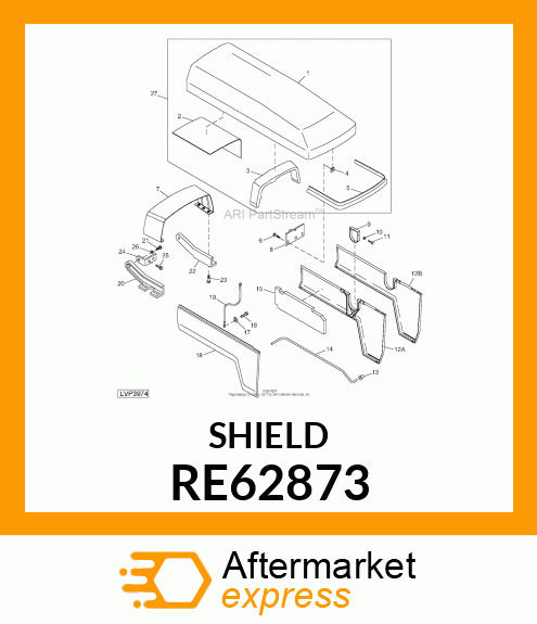 PANEL, RH SIDE, ASSEMBLY RE62873