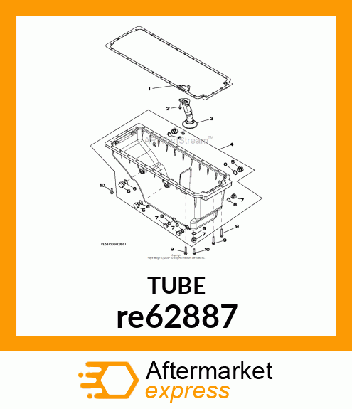 OIL PUMP INTAKE re62887