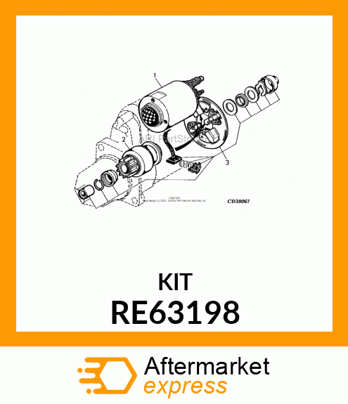 PARTS LIST RE63198