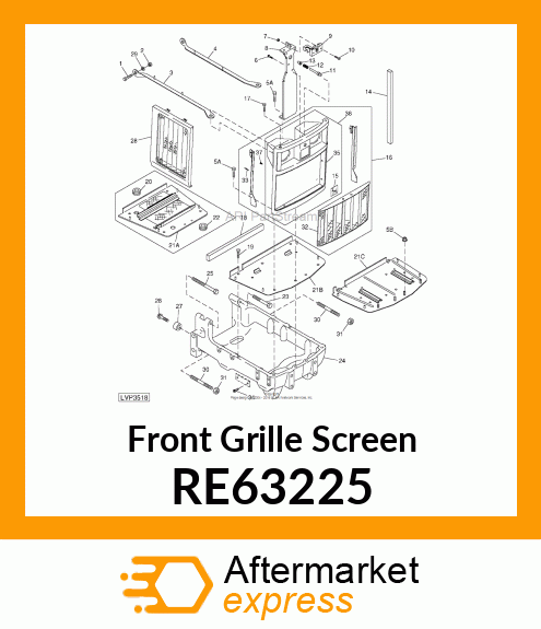 GRILLE RE63225