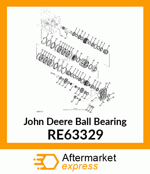 BALL BEARING RE63329