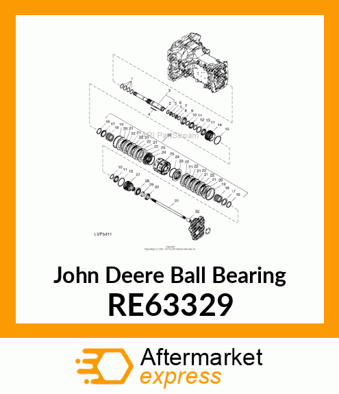 BALL BEARING RE63329