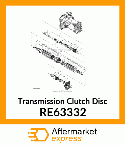 DISK, WITH FACING RE63332