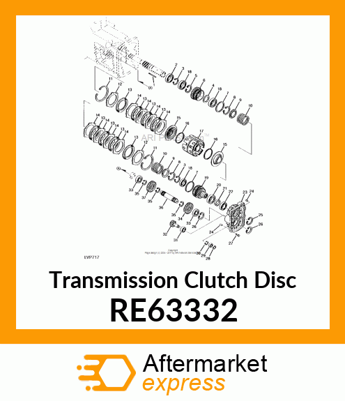 DISK, WITH FACING RE63332