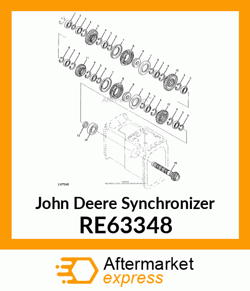 SYNCHRONIZER, SYNCRONIZER RE63348