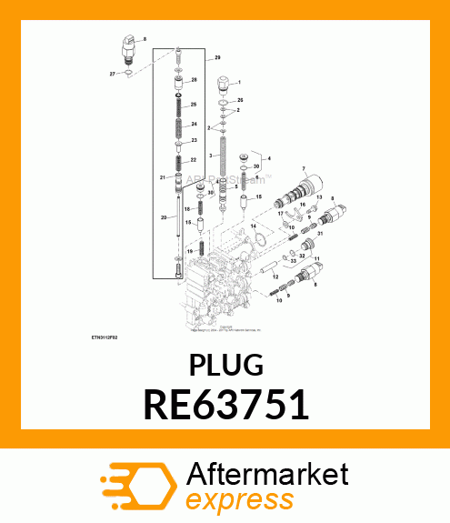 PLUG WITH O RE63751