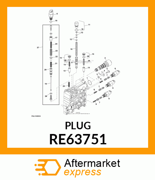 PLUG WITH O RE63751