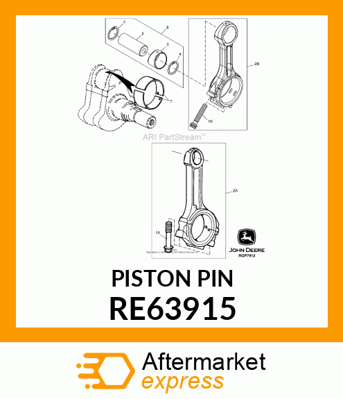 KIT,RECHANGE BAGUE POUR BIELLE T RE63915