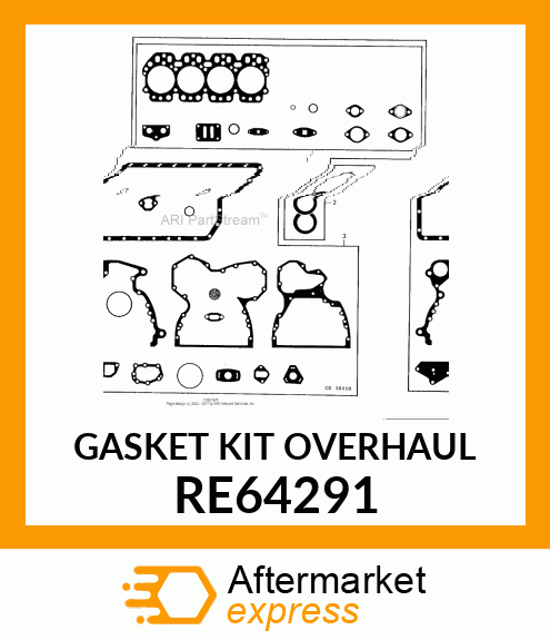 GASKET KIT RE64291