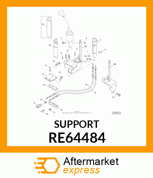 SUPPORT, SUPPORT, JOY STICK RE64484