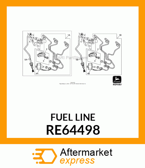 FUEL LINE RE64498