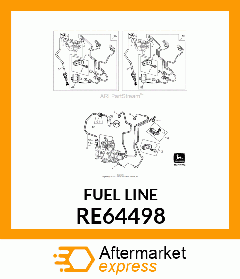 FUEL LINE RE64498