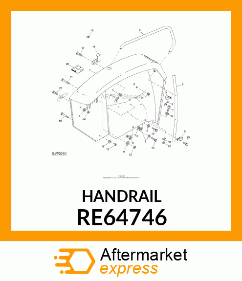 HANDRAIL ASSEMBLY RE64746