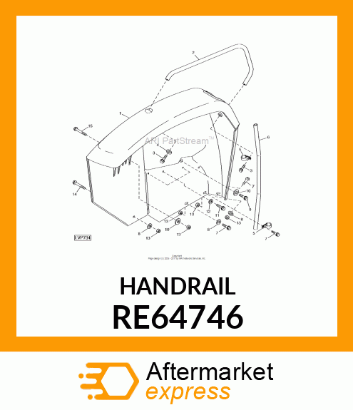 HANDRAIL ASSEMBLY RE64746