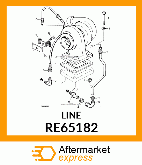 OIL LINE RE65182