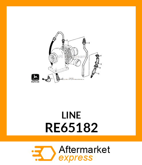 OIL LINE RE65182