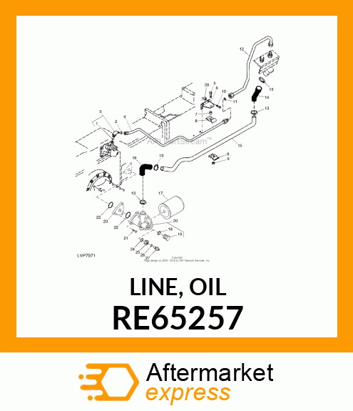 LINE, OIL RE65257