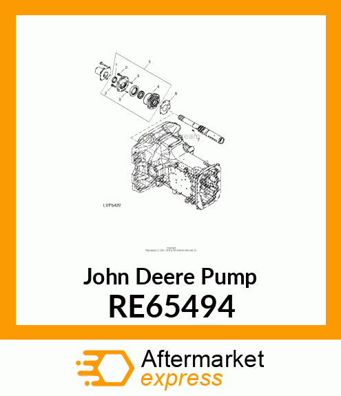 PUMP, ASSEMBLY RE65494