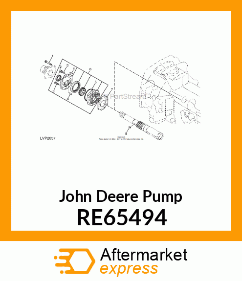 PUMP, ASSEMBLY RE65494