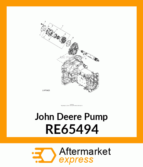 PUMP, ASSEMBLY RE65494