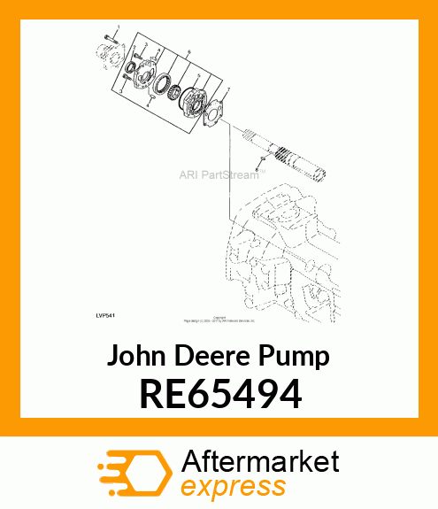 PUMP, ASSEMBLY RE65494