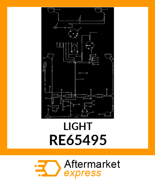 LAMP, WIRING RE65495