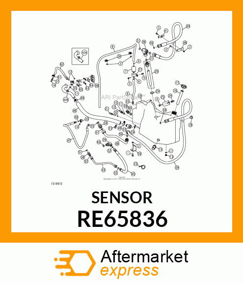 SENSOR, WATER TEMPERATURE RE65836