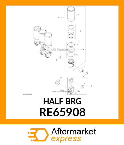 BEARING RE65908